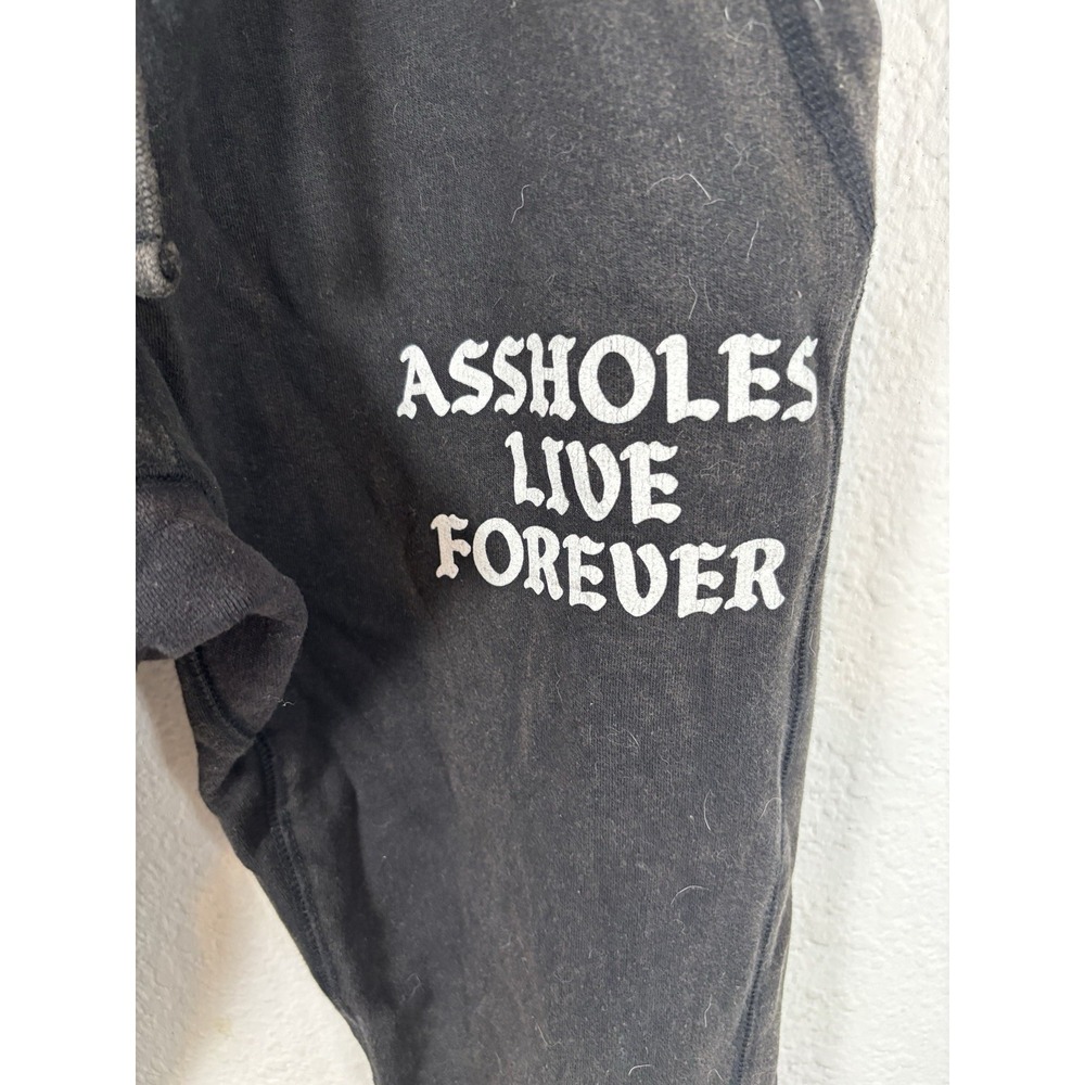 Aholes Live Forever Womens? Sz M Medium Yoga Sweatpants Solid Excellent - Picture 2 of 7